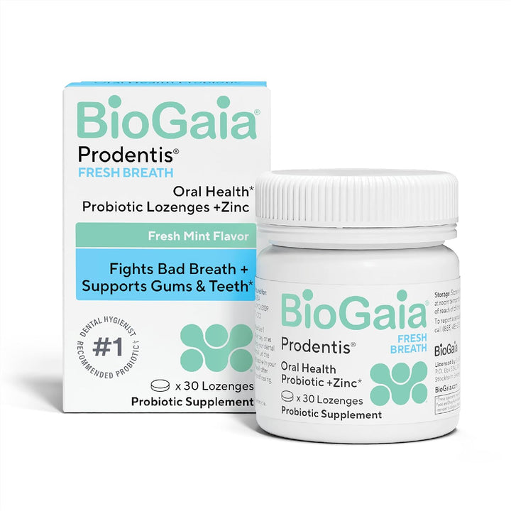 BioGaia Prodentis Aliento Fresco | Probióticos orales + Zinc | Comb...