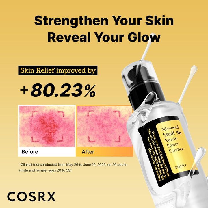 COSRX Sérum Reparador de Mucina de Caracol 100 ml, Sérum Facial Hid...