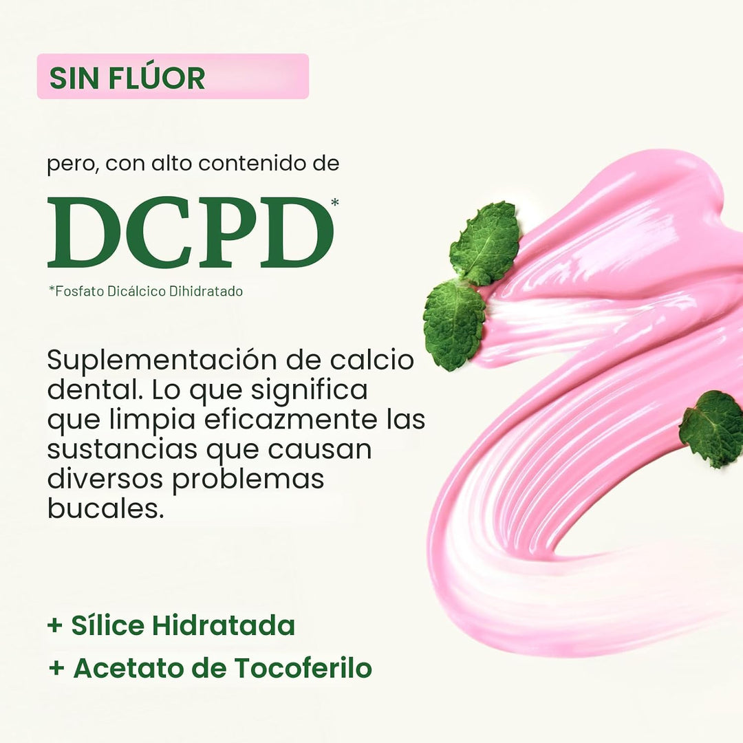 EUTHYMOL Pasta de dientes rosa original (3.7 onzas líquidas x 2 uni...