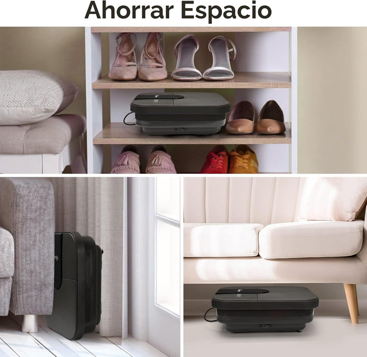 Beinilai Spa para pies plegable, baño de pies con calor y masaje y...