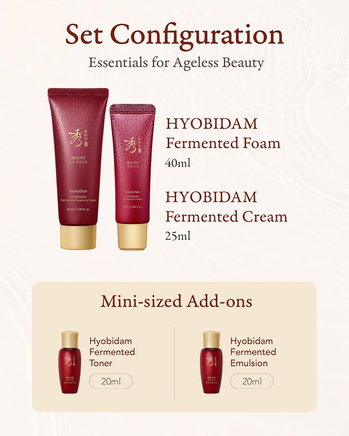 Sooryehan Kit de viaje fermentado Hyobidam (paquete de 4) \u2013 Se...