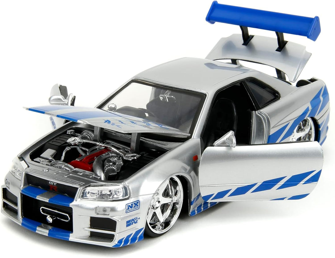 Jada Toys Fast &amp; Furious Brian\u2019s 2002 Nissan Skyline R34 -...