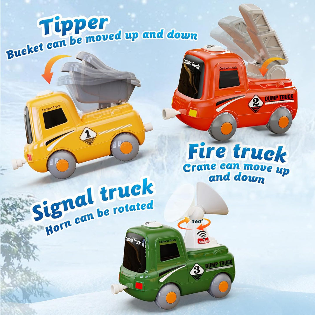 Hot Bee Juego de tren para niños pequeños con vapor - Tren Choo Cho...