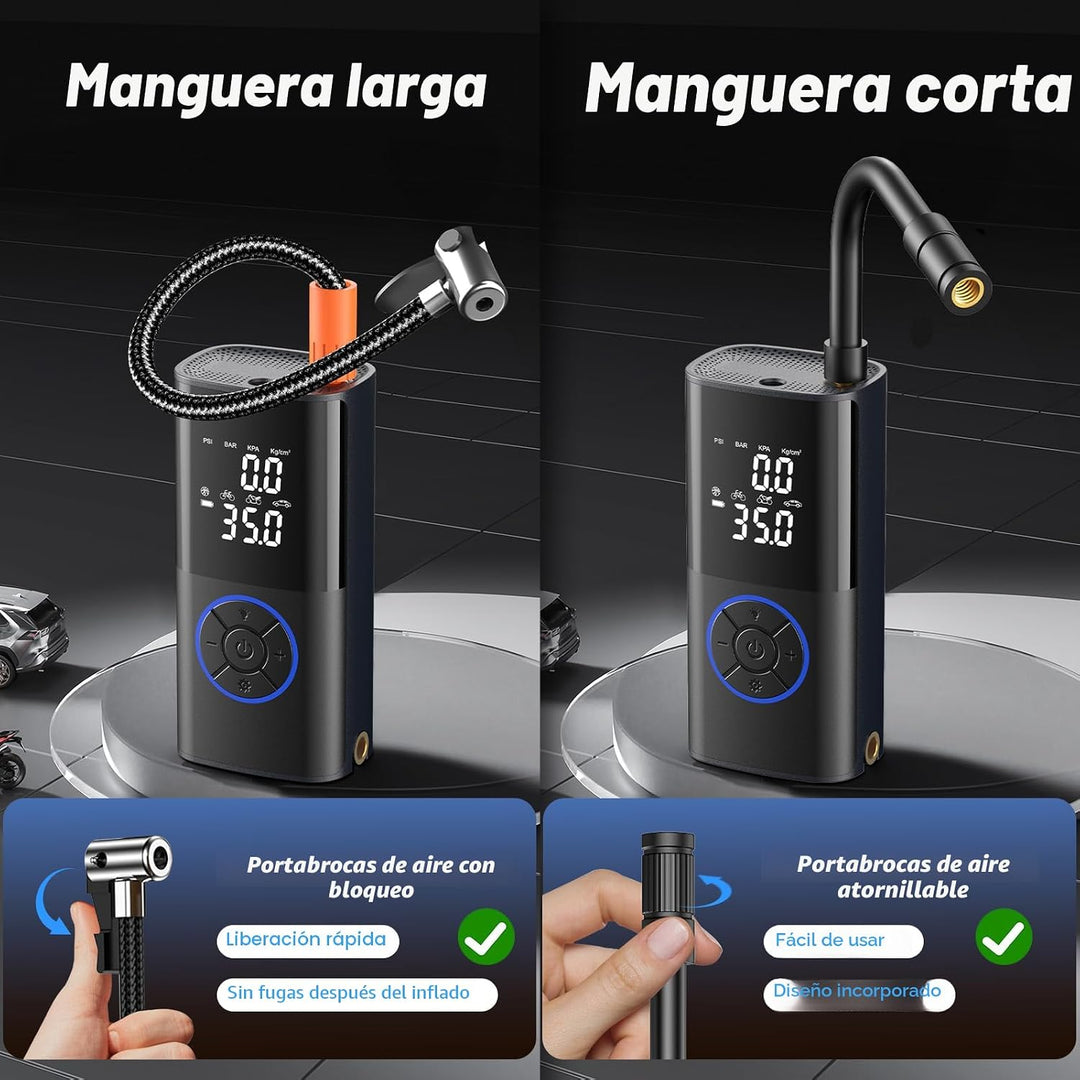 OlarHike Compresor de aire portátil para inflador de neumáticos, si...