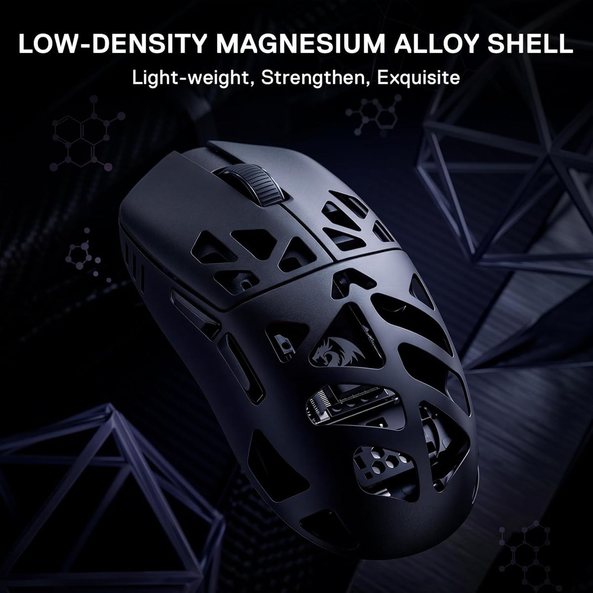 Redragon M997 Ratón inalámbrico para juegos de aleación de magnesio...