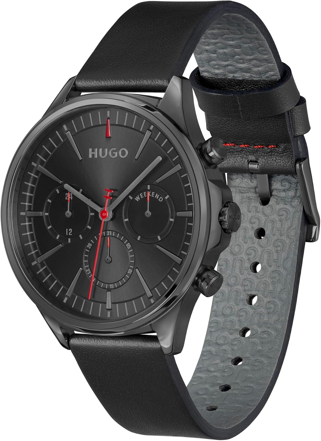 HUGO #Smash Multi Watch para hombre, caja de acero inoxidable, movimiento multifunción, diseño elegante y divertido, precisión de cuarzo, uso diario atrevido, regalo para él