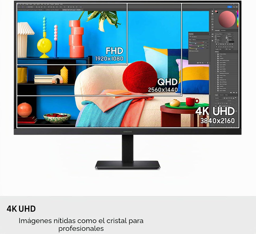 Samsung Monitor de alta resolución ViewFinity S7 (S70H) de 32 pulga...