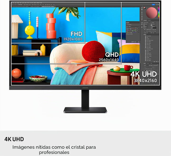 Samsung Monitor de alta resolución ViewFinity S7 (S70H) de 32 pulga...