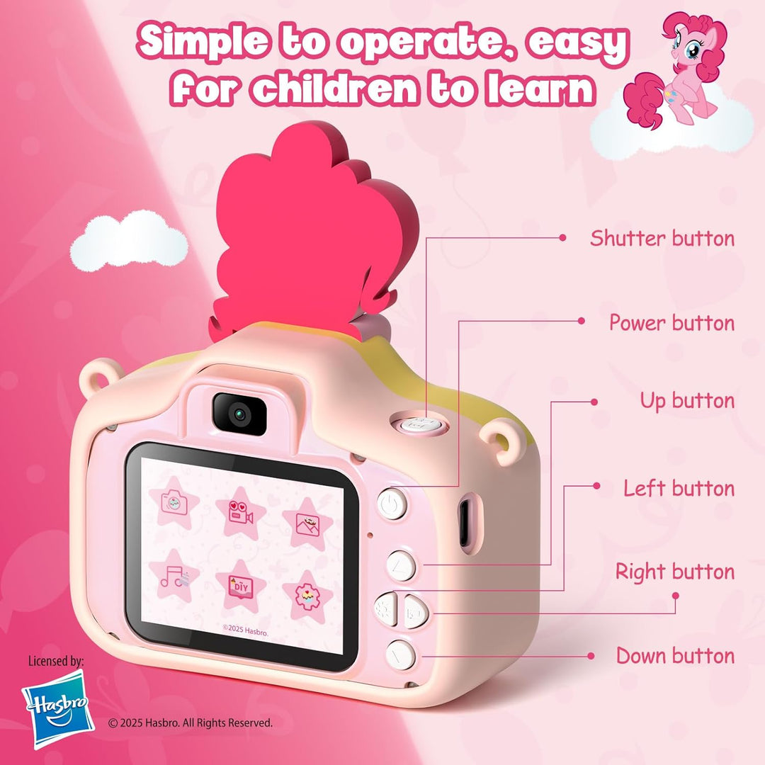 My Little Pony Hasbro - Cámara digital para niños de 3 a 12 años, c...
