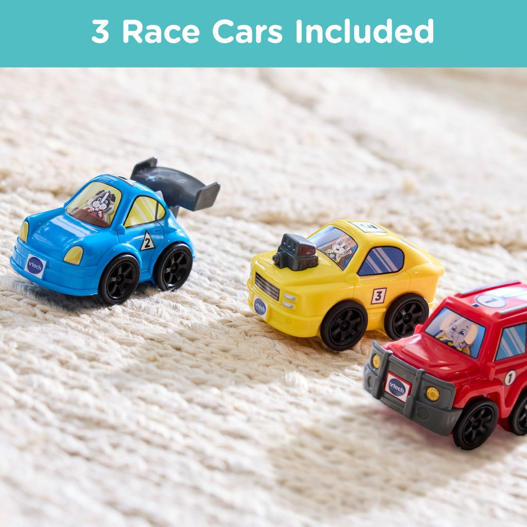 VTech 3-en-1 Vehículo de Carrera y Taller Interactivo para F toddlers