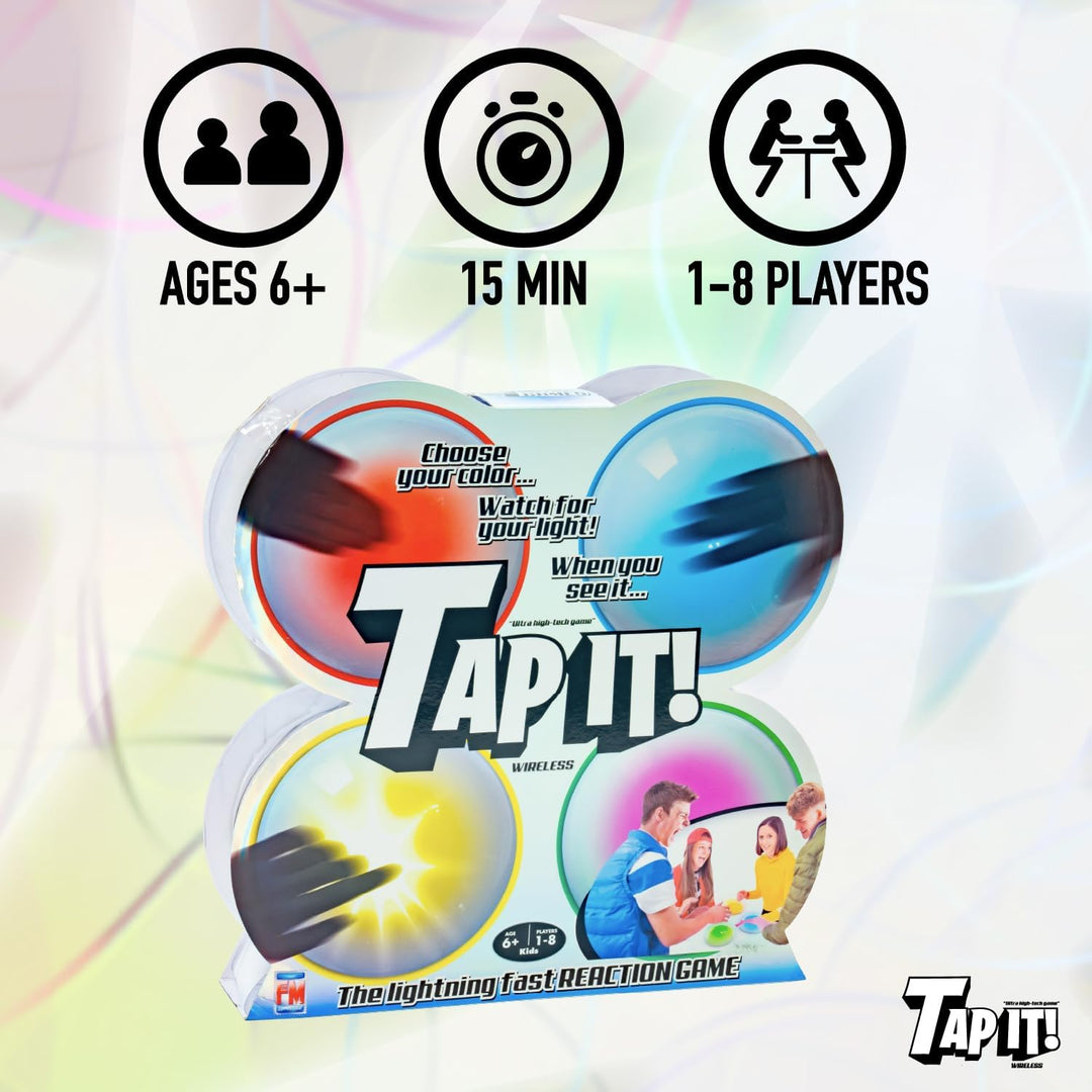 Fotorama Tap It - Juego de luz de reacción inalámbrica, juego de 4...