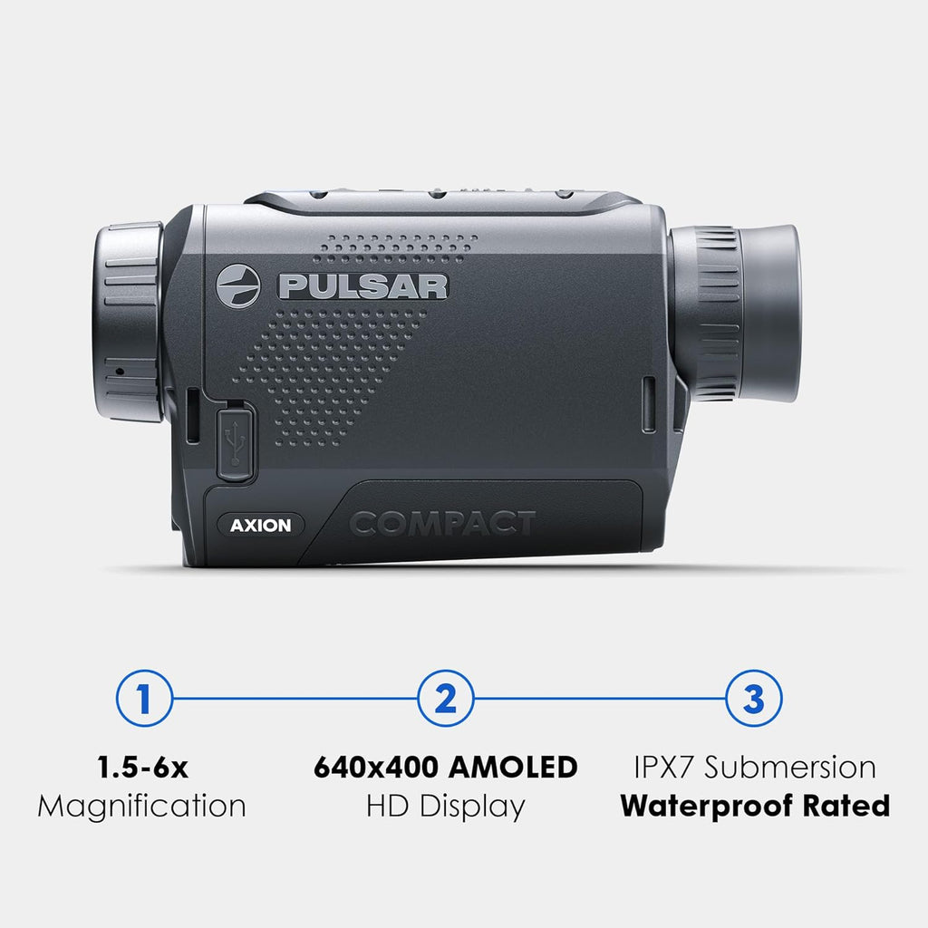 Pulsar Axion XQ19 Monocular Compacto de Imágenes Térmicas