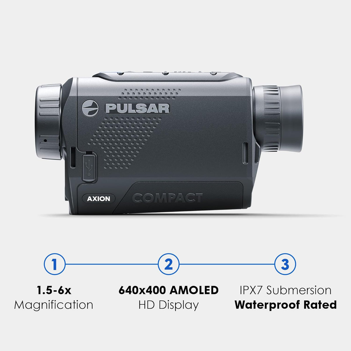 Pulsar Axion XQ19 Monocular Compacto de Imágenes Térmicas