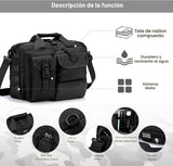 Stypos Bolsa de mensajero táctica, maletín de 14 pulgadas/15,6 pulg...