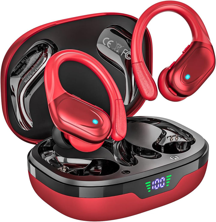 HAOYUYAN Wireless Earbuds, Sports Bluetooth Headphones, 80Hrs Playt...