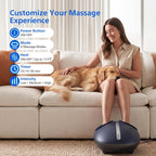 PHILIPS Masajeador de pies con calor, amasamiento Shiatsu y compresión de aire, 4 modos