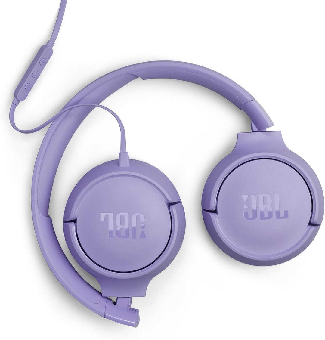 JBL Tune 520C - Auriculares supraaurales con cable USB-C con soport...