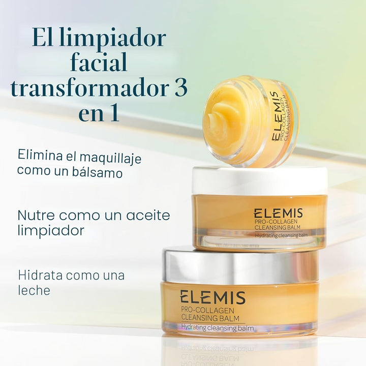 ELEMIS Pro-Collagen - Bálsamo limpiador de maquillaje, limpiador fa...