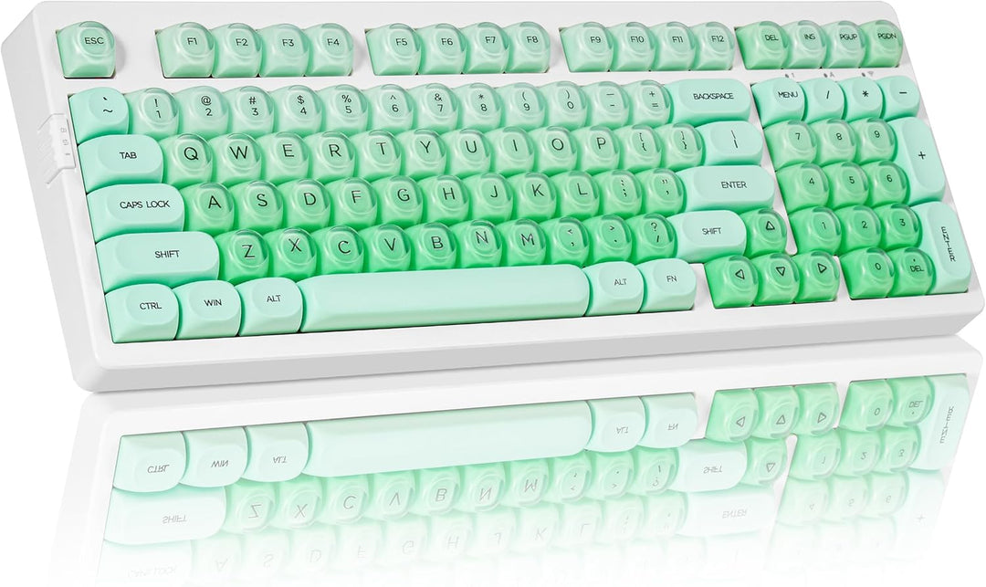 ZORNHER ZH980 Foundation Mechanical Keyboard,95% Green Creamy Keybo...