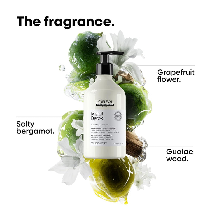L'Oréal Professionnel Paris Metal Detox Shampoo - Sulfate-Free...