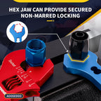Llave de accesorios AN ajustable AN herramienta de montaje para montaje de