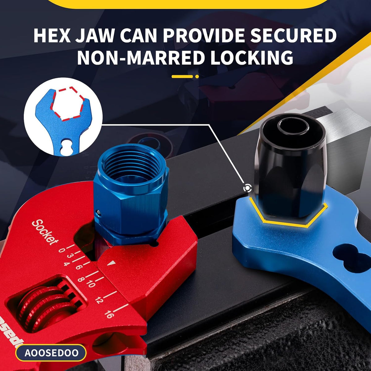 Llave de accesorios AN ajustable AN herramienta de montaje para montaje de