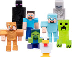 Goo Jitzu Minecraft Minis, paquete de 8 mini squishies elásticos y