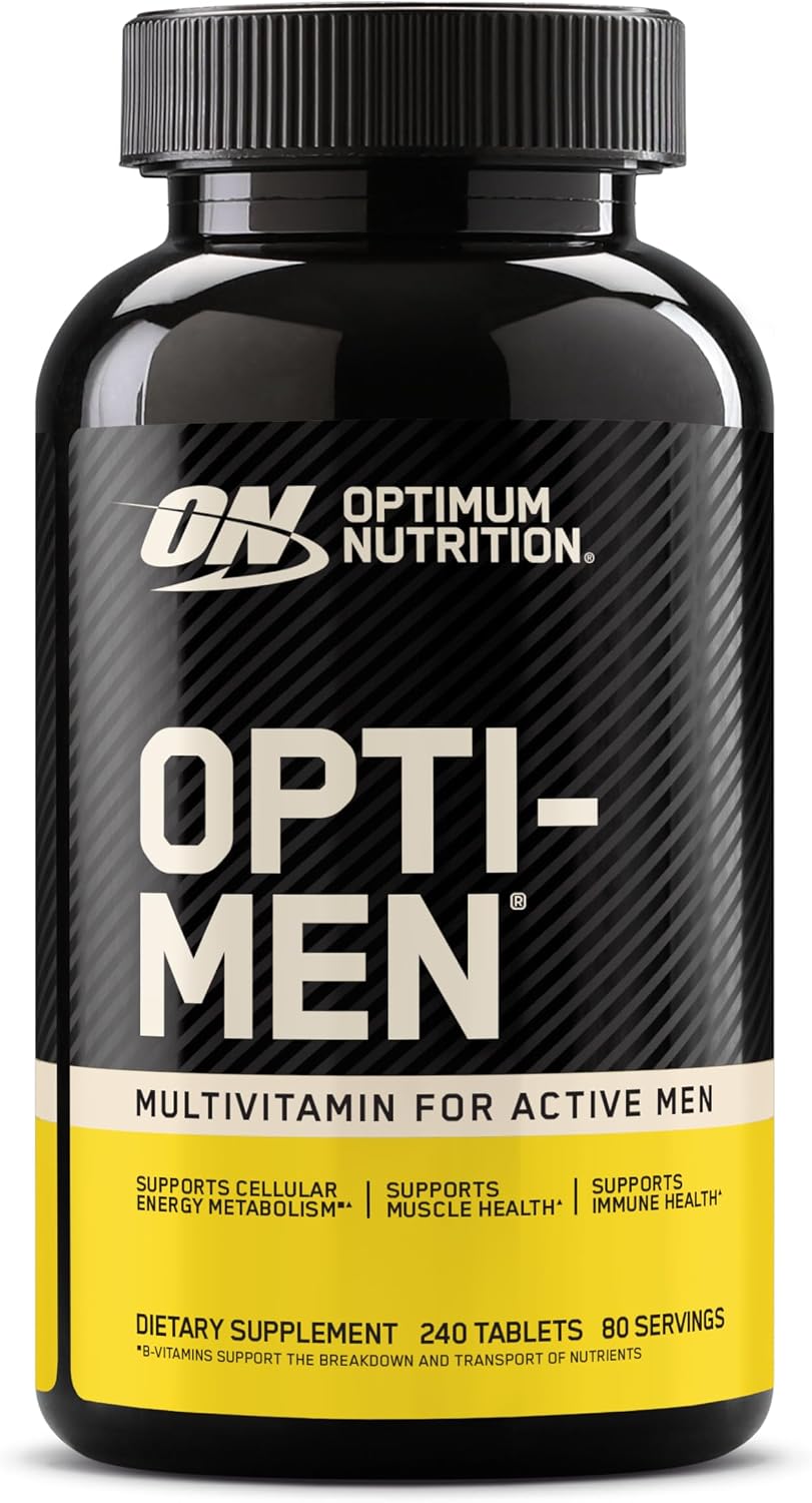 Optimum Nutrition Opti-Men - Multivitamínico diario para hombres, s...