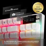 SteelSeries Apex Pro TKL Gen 3 White Interruptores OmniPoint 3.0 \u...