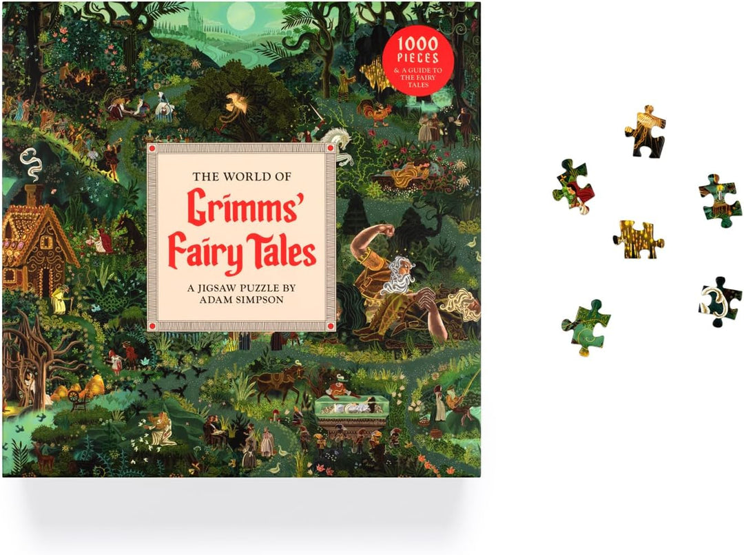 El mundo de los cuentos de hadas de Grimms: un rompecabezas de 1000 piezas por Adam Simpson