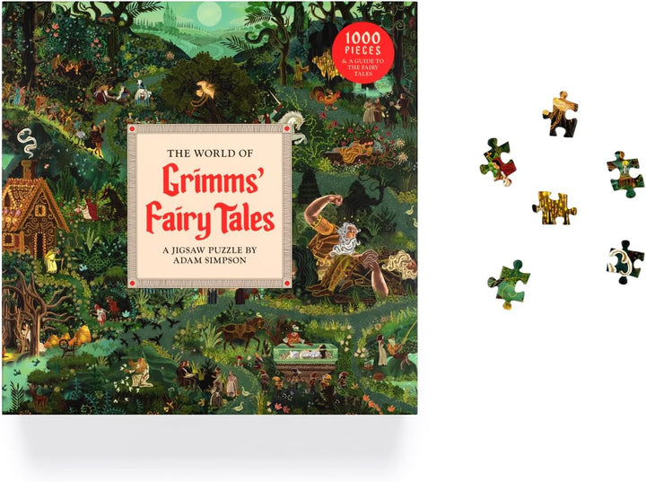El mundo de los cuentos de hadas de Grimms: un rompecabezas de 1000 piezas por Adam Simpson