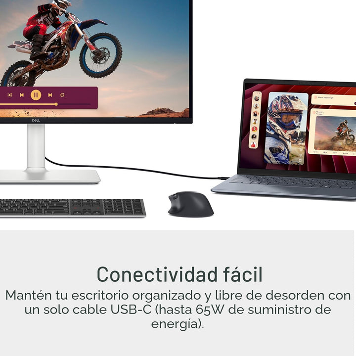 Dell Monitor USB-C 27 Plus 4K - S2725QC - Pantalla 4K de 27 pulgada...