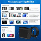 Cargador de carga rápida para iPhone 16 y 15, paquete de 3 cargadores USB C PD de 20 W con cable de 10 pies, cable USB C tipo C para iPhone 16/16 Plus/16 Pro/16 Pro Max/15/15 Pro/15 Pro Max