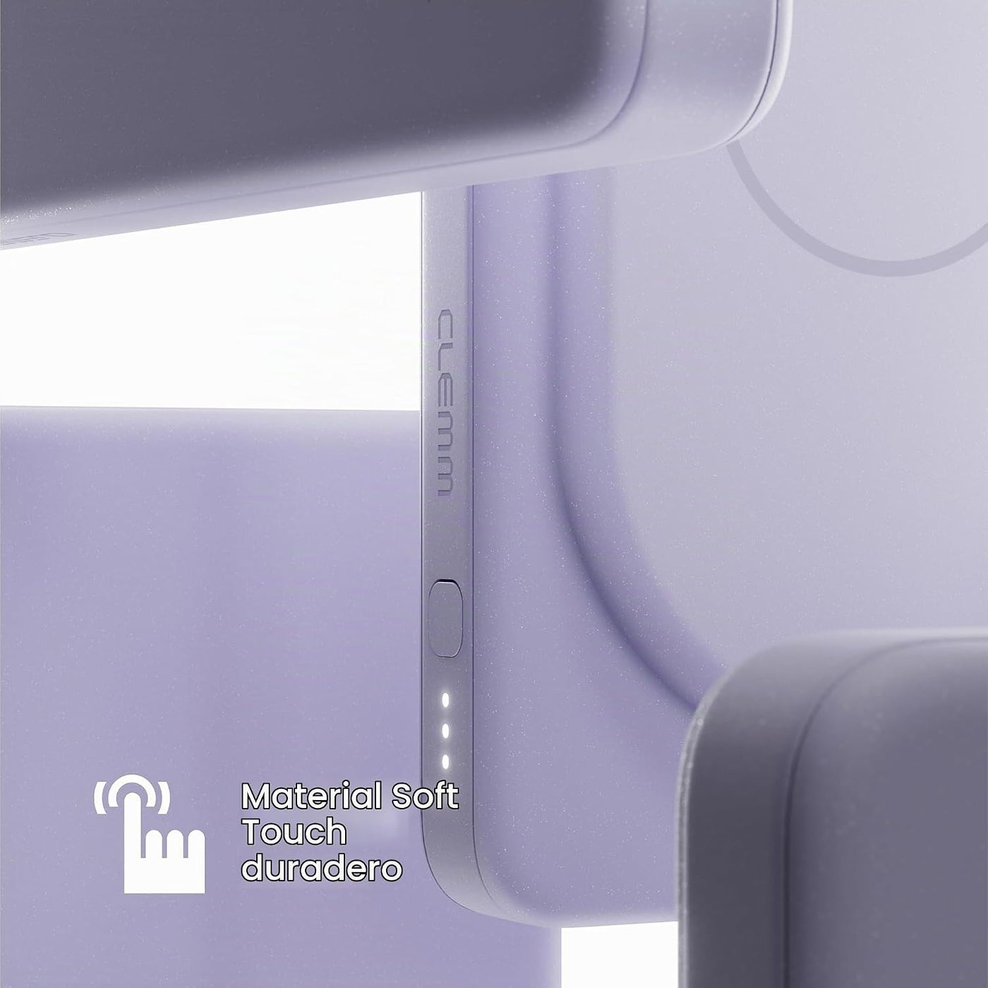 Clemm Banco de energía inalámbrico portátil de 10000 mAh, compatibl...
