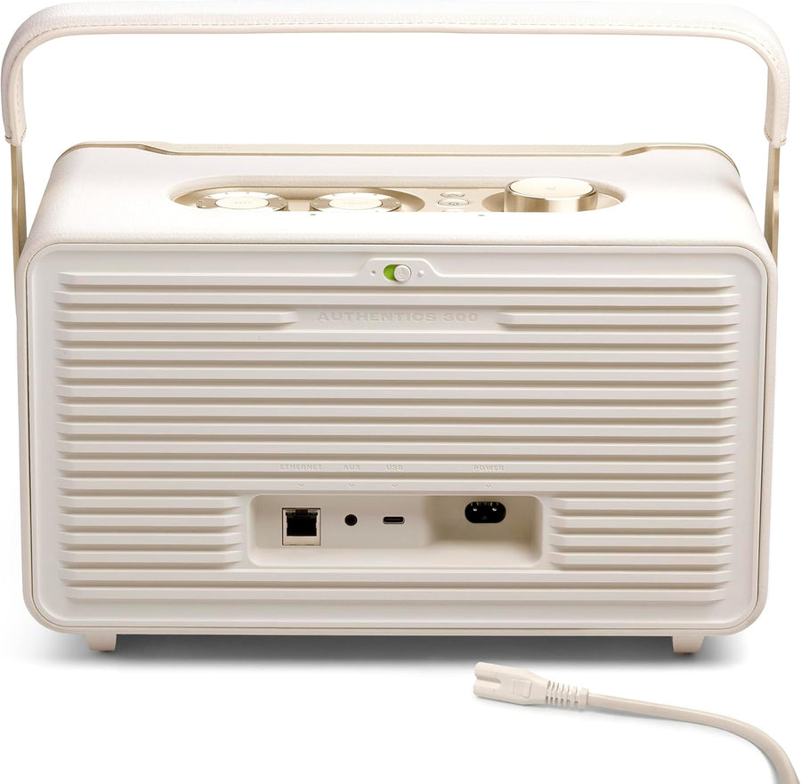 JBL Authentics 300 Altavoz Bluetooth inalámbrico portátil (blanco)