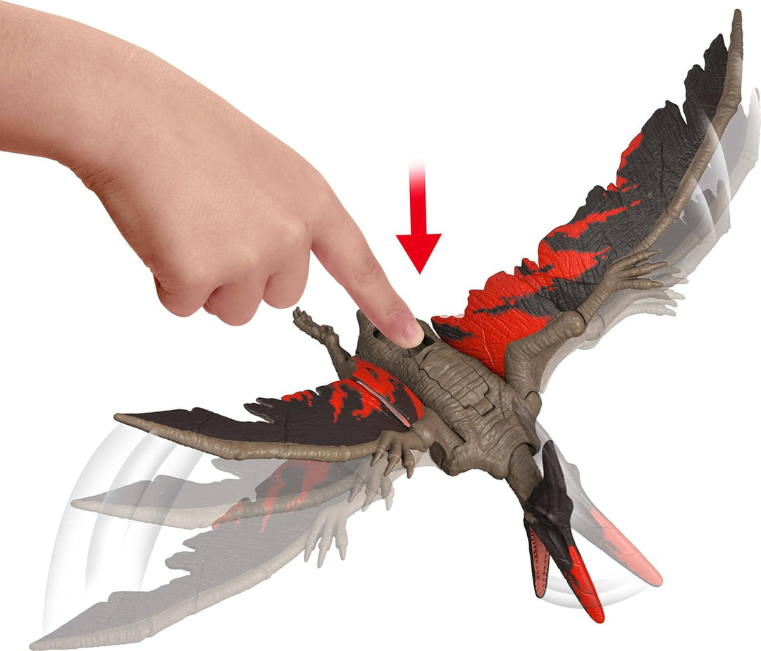 Mattel Jurassic World - Juguetes de dinosaurio con sonido de rugido...