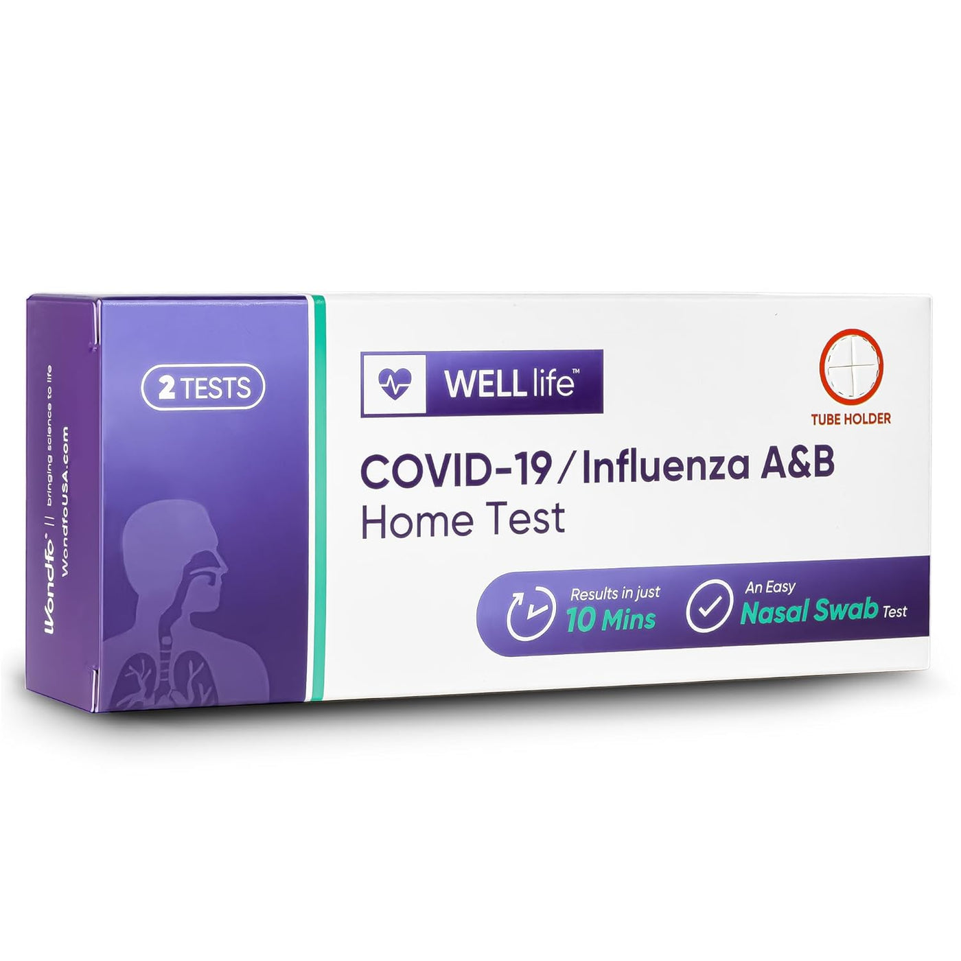 WELLlife COVID-19 / Prueba casera de gripe A B 2 pruebas