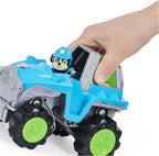 Paw Patrol, Dino Rescue Rex - Vehículo transformador con figura de dinosaurio misterioso