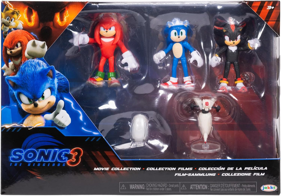 Sonic The Hedgehog 3 figuras de acción de película de 2.5 pulgadas,...
