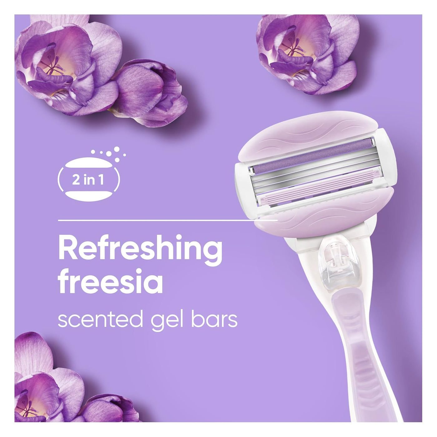 Gillette Venus ComfortGlide Freesia - Recambios de maquinilla de af...