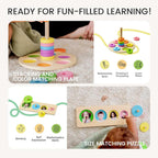 Tiny Land Montessori - Juego de juguetes para bebés de 13 a 15 meses, 7 en