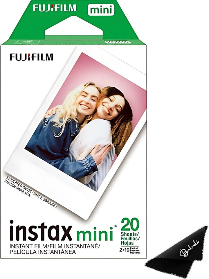 Fujifilm Película Instax Mini \u2013 Paquete doble de 20 EXP en tot...