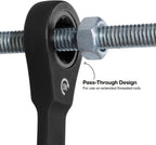 Klein Tools 69408G - Juego de llaves combinadas de trinquete, SAE, 8 piezas