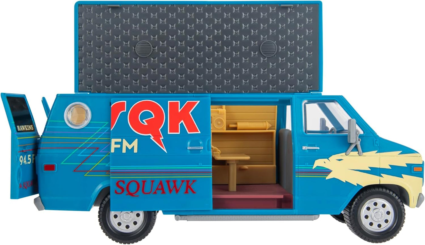 Stranger Things WSQK Van Playset - Vehículo de 8 pulgadas