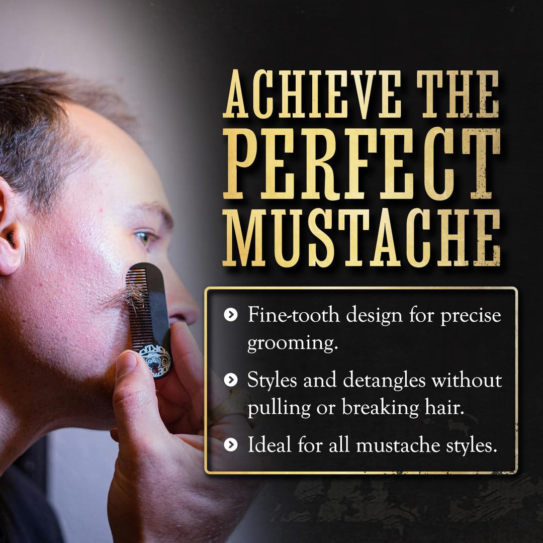 THE VINTAGE GROOMING CO. Kit Gold Standard para Bigote - 4 Ceras pa...