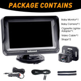 DoHonest Cámara de Coche para Bebé HD 1080P - Monitor para
