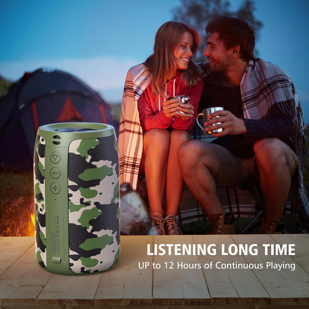 ZEALOT Altavoz Bluetooth portátil, S32 al aire libre, impermeable I...