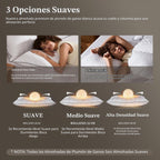Pacific Coast Almohada de plumón de ganso blanco para dormir, tamaño King
