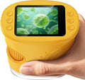 Microscopio de mano digital 1000X con pantalla IPS de 2.0 pulgadas, juguete de ciencia STEM de bolsillo recargable, regalo educativo para niñas, niños, estudiantes de 3 a 12 años
