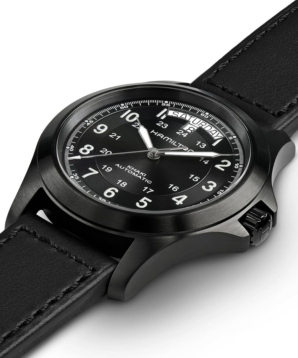 Hamilton Khaki Field King Reloj automático para hombre, caja de acero